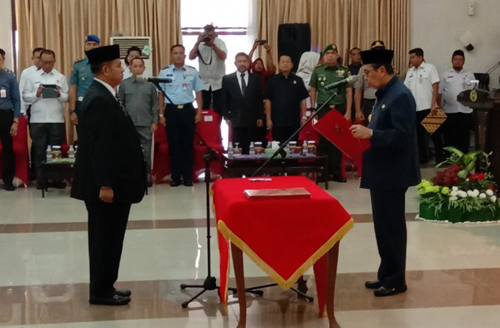 Ahmad Syah Harrofie Resmi Jabat Pj Sekdaprov Riau